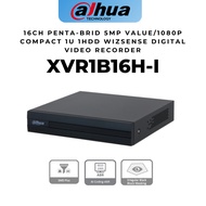 Dahua CCTV ANALOG DVR 16CH 2MP 1080P Compact 1U 1HDD WizSense Digital Video Recorder  XVR1B16H