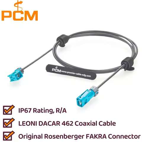 Waterproof GMSL2 Fakra Right Angle Cable Female to Female Original Rosenberger FAKRA Connector 59Z16