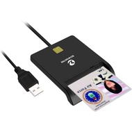 3245) 💳 ZOWEETEK DOD Military CAC Card Reader | USB Smart Card Reader with Realtek Chipset | PIV, EM