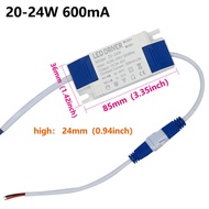 LED Driver Shell 20-24W 30-36W 500mA 600mA 700mA 900mA แหล่งจ่ายไฟ Built-In Constant Current แสง85-2