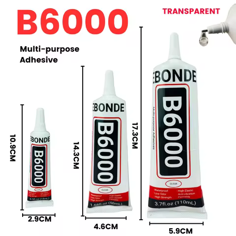 15/50/110ML B6000 Strong Glue Telephone Mobile Phone Touch Screen Adhesive DIY Repair Diamond Jewelr