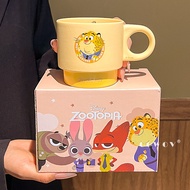 Zootopia Judy Nick Ceramic Mug Female High-Looking Stacking Cup Couple Water Cup Birthday Gift sey