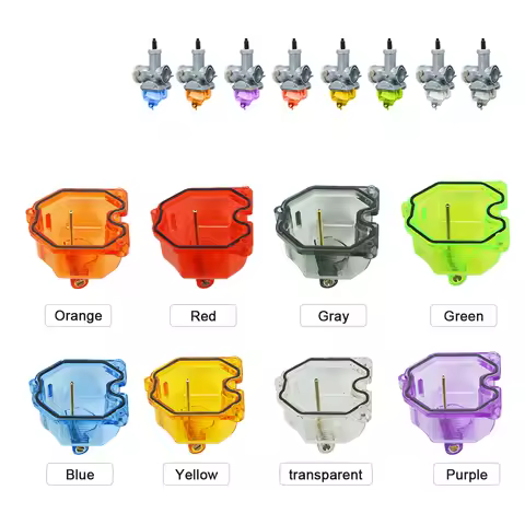For TMX125 150 200 PZ26 27 PZ30 CG125 CG200 CG250 Motorcycle Clear Float Bowl Oil Cup Transparent Ca