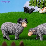 VHDD Miniatures Simulated Sheep Goat Figurines Horticultural Farm Micro Landscape Ornaments For Home Decorations Desktop Accessories SG