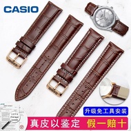 นาฬิกา Casio พร้อมสายหนังสำหรับบุรุษและสตรี BEM506/MTH5001/MTP1183/1374/EFR517/526L