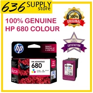 [636] 100% ORIGINAL HP 680 COLOUR CARTRIDGE FOR DESKJET INK ADVANTAGE 2135