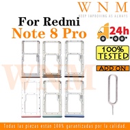 For Redmi Note 8 Pro Sim Card Tray Sim Card Slot Holder Card Holder Reader SD Slot Adapter Replaceme