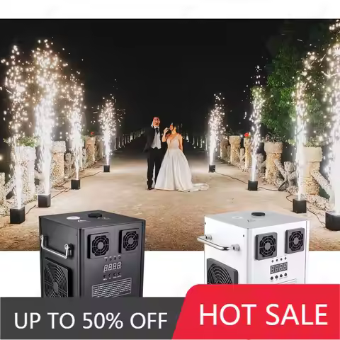 600W Cold Spark Machine, Wedding Cold Spark, DMX Remote Control, Special Equipment DJ Club Events, L