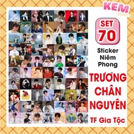 SET of 70 sealed stickers TRUONG CHAN NGUYEN - ZHANG ZHEN YUAN - TF FAMILY - Cut out - 4x4cm sticker