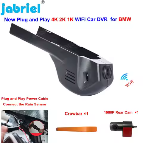 Plug and Play 2K 4K Wifi Car DVR Dash Cam Camera for BMW F30 F21 F33 F10 F25 F48 F26 F34 F31 F15 201