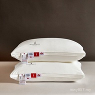 Pillow Star-Grade Cotton Velvet High-End Neck Pillow Pillow Core Washable 95 White Velvet Hotel Hous