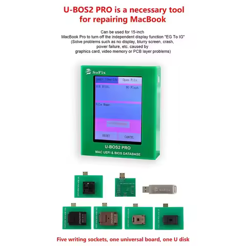 Sofix U-BOS2 Pro UEFI & BIOS Database Programmer Universal Board One U Disk Support for Mac Macbook 