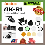 Godox AK-R1 Accessories Kit for Godox V1 V1Pro V100 AD100 Pro Round Head Flash, Combine with H200R F