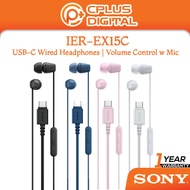 SONY IER-EX15C USB-C Wired In-ear Headphones with Volume Control and Microphone, Plug & Play