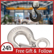 supergoodsales 1T Lifting Hook S304 Stainless Steel Glossy Appearance for Industrial Hoisting Port T