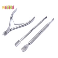 [Eighth] 3Pcs/Set Cuticle Nippers Nail Clipper Cutter Dead Skin Remover Nail Art Tool [Preferred]
