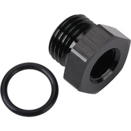 6AN -6 ORB O-ring Boss to 1/8 NPT Female Port Fitting Adapter Reducer Aluminum Black