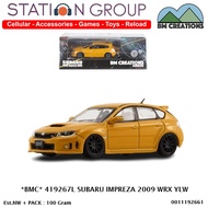 CREATIONBM 419267L SUBARU IMPREZA 2009 WRX YELLOW - DIECAST