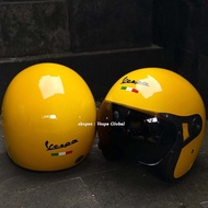 Yellow Vespa Helmet