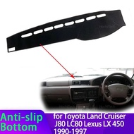 For Toyota Land Cruiser J80 LC80 Lexus LX 450 1990~1997 Dashboard Mat Dashmat Cover Pad Sunshade Car