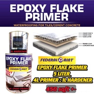 WP EPOXY / Wp FLAKE PRIMER ( WITH HARDENER ) 5L / FOR FLAKE COLOUR EPOXY / BASE Coating FOR FLAKE CO