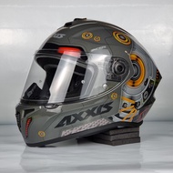 Axxis Helmet Draken S Bionic (A2 Negro Brillo) Helmet Axxis / Helmet Fullface / Fullface Helmet