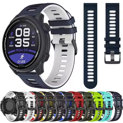 20/22mm Silicone Sports Strap For COROS PACE 2 Bracelet For COROS APEX Pro APEX 46mm 42mm Replacemen