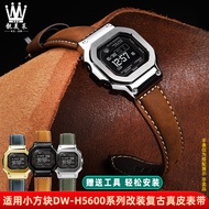 Liangmeilai Adapt to Casio G-SHOCK Series DW-H5600MB Modified Retro Leather Watch Strap Accessories