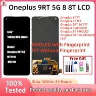 For AMOLED Oneplus 9RT 5G 8 8T LCD Display Touch Screen Digitizer Assembly Replacement