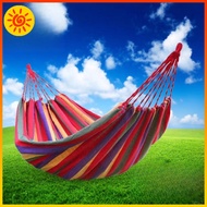 Sweet 170*70CM Portable Cotton Rope Adult Outdoor Hammock Duyan Buaian Gantung Outdoor Buaian