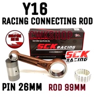 Y16 RACING CONNECTING ROD PIN 26MM/ROD 99MM SCK RACING