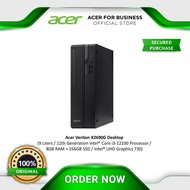 Acer Desktop Veriton X2690G 12th Gen Intel Core i3-12100 processors 8GB up to 32GB | Windows 11 Home