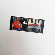 Vistapan Cool F1 Racing Driver Cloth Sticker Self-Adhesive Backpack diy Sticker F1 Competition Merch