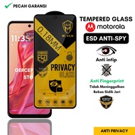 Tempered Glass ESD Anti Spy 0.18 mm Motorola G45 5G G54 5G G55 5G G 5G G06 G06 Power G86 G86 Power E