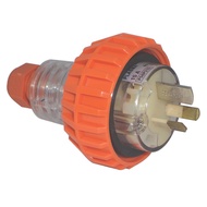 Plasma IP66 P56PS315 15A 3pin Weatherproof Straight Plug