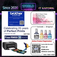 Brother DCP-T230 Ink Tank Printer Print Scan Copy BTD100BK BTD100C BTD100M BTD100Y CISS REFILL