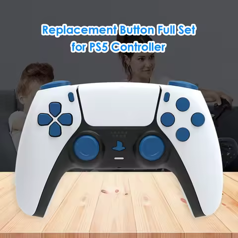 For Replacement Button Full Set for PlayStation 5 Controller Parts