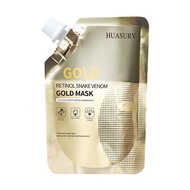 ครีมมาร์คหน้าทองคำ HUASURV มาส์กทองคำ มาส์กลอกหน้าทองคำ มาส์กทองคำแท้ มาร์คหน้า Gold Mask มาส์กหน้า หน้าใสเด้งกระชับ เพิ่มความกระจ่างใส
