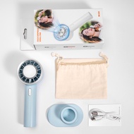 Mini Handheld Fan Portable USB Rechargeable Cooling Fan Semiconductor Refrigeration 2200mAh Battery
