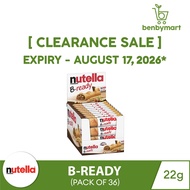 Nutella B-ready T1 22g (Set of 36) Expiry July 5, 2026