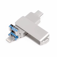 OTG 3-in-1 Y31C IOS Type-c 1TB Rotary Flash Drive 16GB 32GB 64GB 128GB 256GB for iPhone/Android/PC