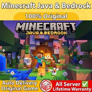 Minecraft Java / Bedrock Edition - 100% Original and Safe - Original Microsoft Game - Redeem Code