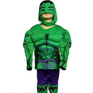 Dressy Daisy Boys  Muscle Incredible Hulk Avenger Superhero Costume Halloween Party