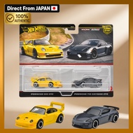 Hot Wheels Premium 2 Car Pack Porsche 993 GT2 Porsche 718 Cayman GT4 Diecast Mini Cars HRR82