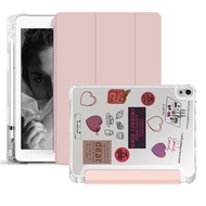 DIY protective case with pen slot suitable for iPad Air 5 2022, Air 4 2020 iPad cover 10.9-inch slee