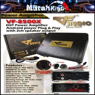 [RM40 Voucher] VF Audio DSP VF-7900X/8500X Class A/B Android Plug And Play DSP Amplifier 4 In 4 Out/