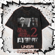 UNBRThe Devil Wears Prada 2 Printed Washed Pure Cotton T-shirt