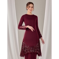 HIJABISTAHUB SURI KURUNG Baju Kurung Pahang sulam manik embroidery baju Raya pengantin nikah tunang