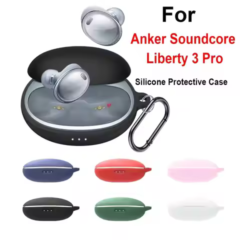 Silicone Earbuds Protective Case Anti-drop Washable Wireless Earphone Shell Dustproof for Anker Soun