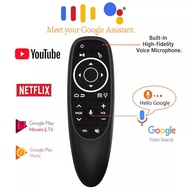 Smart TV Remote Control Voice Search G10S 2.4G Wireless Air Mouse Gyroscope Backlit Controller Lapto